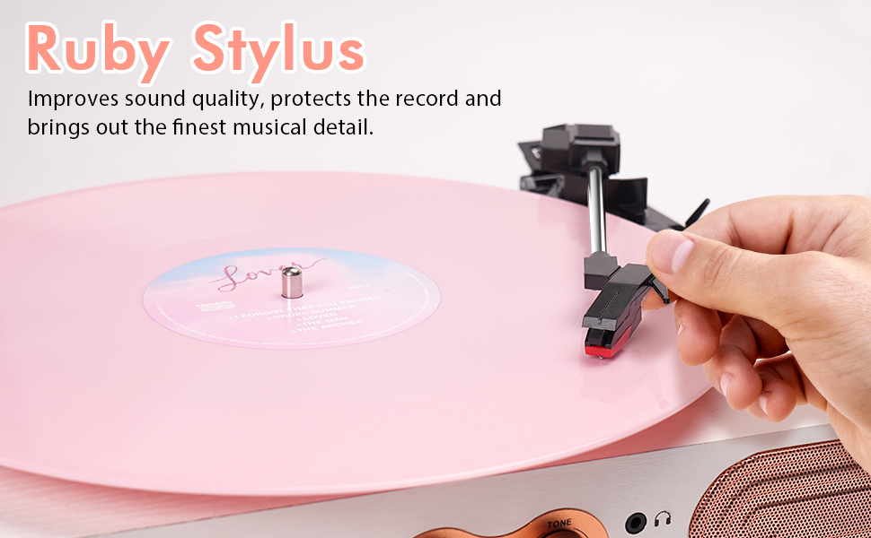 vinyl record player