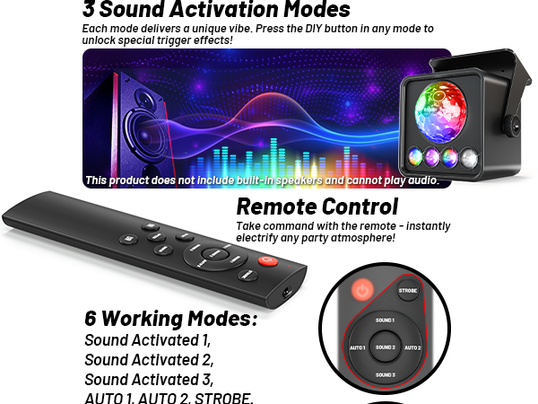 Disco Ball Party Light Sunset Lamp Projector