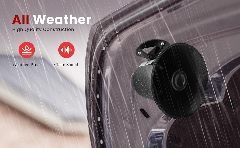 Pyramid Outdoor Trumpet Car Horn Speaker - 5” Pa Horn Speaker