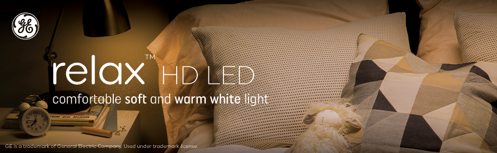 Relax HD LED light bulb A+ banner