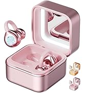 Clip on Earbuds Open Ear Wireless Bluetooth 6.0 Headphones with Mic, 40hrs, AI-ENC, IPX5 Waterpro...