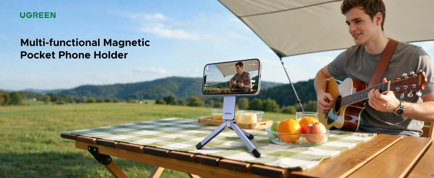 magnetic phone stand tripod