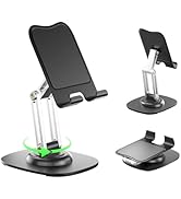 OGMAPLE Phone Stand, Phone Stand for Desk 360-degree Rotation Cell Phone Holder with Sturdy Metal...