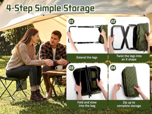 Foldable Backpack Stool
