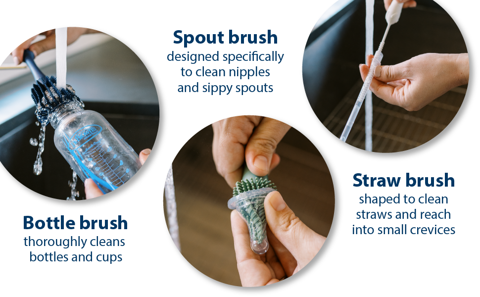 Spout Brush, Bottle Brush, Straw Brush for all Brushing Needs