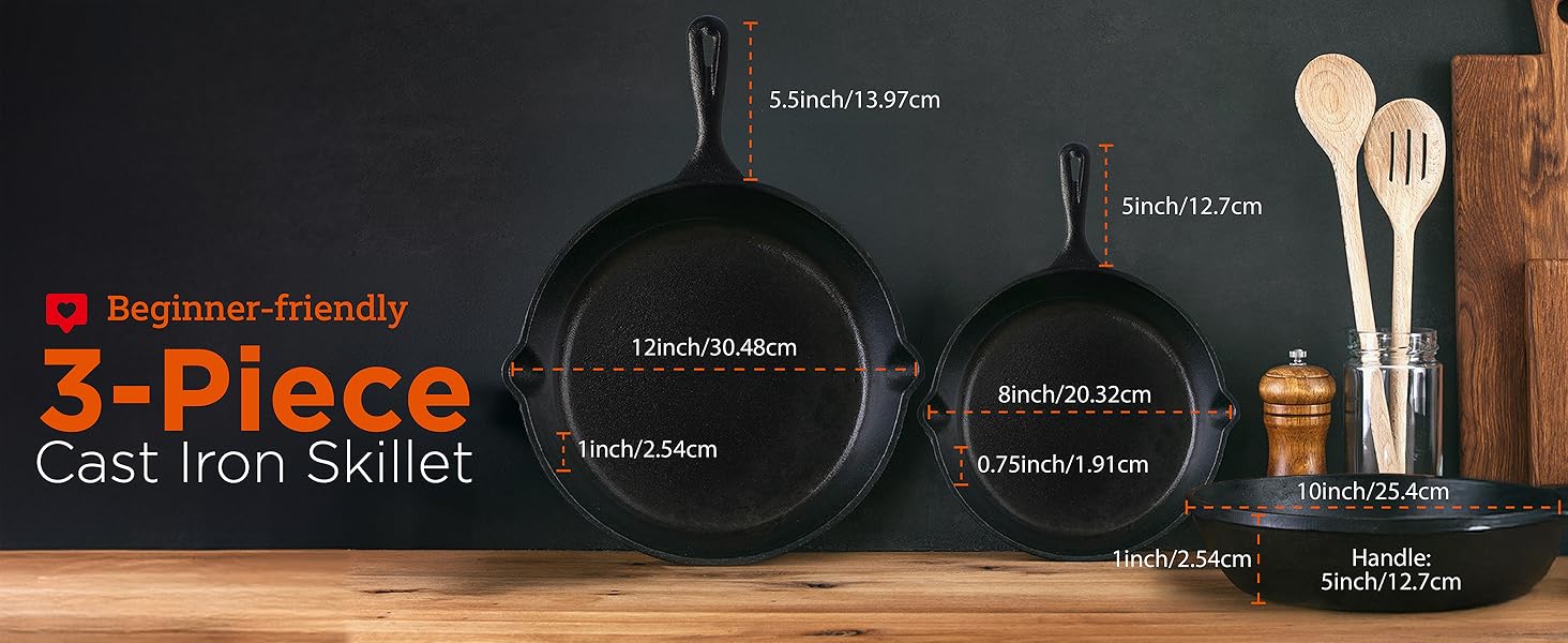 pans for cooking iron skillet cast iron skillets fry pan iron skillet 3 piece skillet set 3castirons