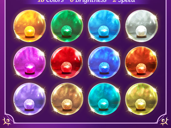 Mood Lighting Crystal Lamp Ocean Light Projector for Bedroom Ocean Room Decor for Teen Girls Gifts