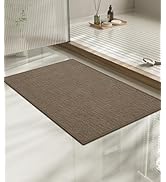 chakme Bathroom Rugs Mat 24x17, Ultra Thin Non Slip Bath Mat Small Quick Dry Absorbent Bath Mat f...
