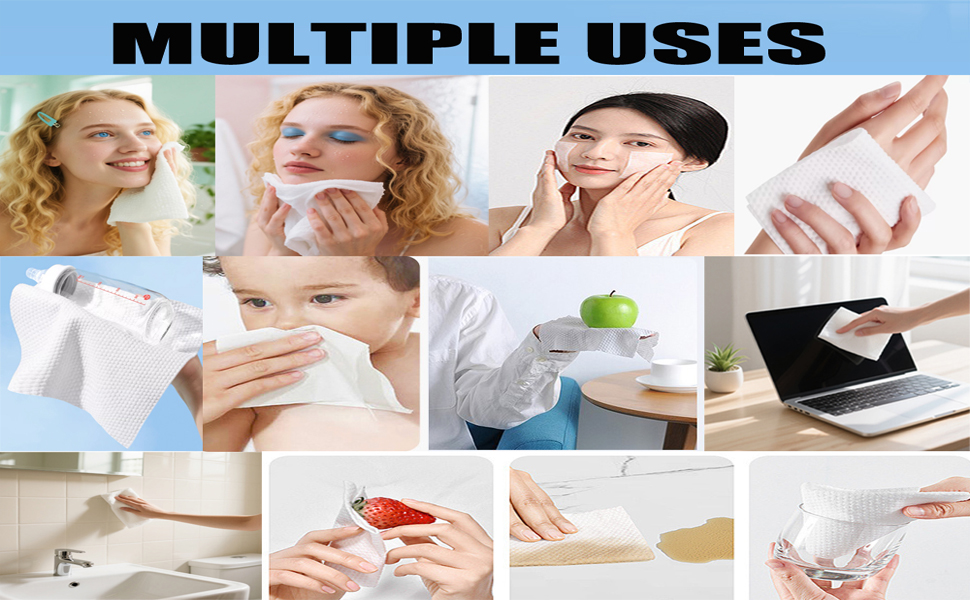 Makeup Removing Wipes,Face Towels,Fast Drying Washcloth