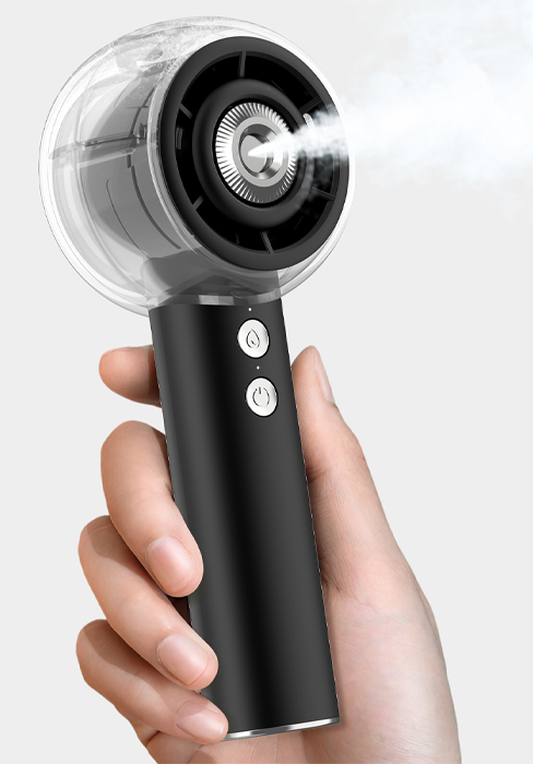 fan with water spray misting fan portable fan rechargeable mini fan handheld portable fan with mist