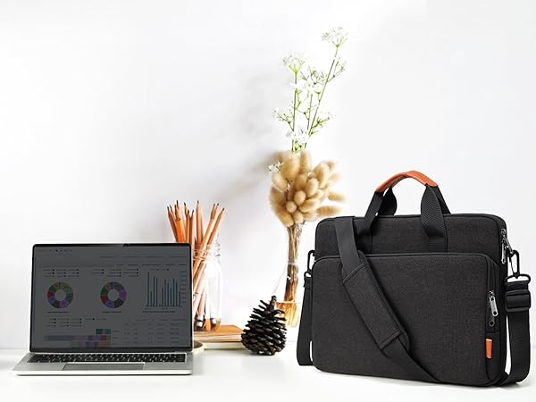 black laptop bag
