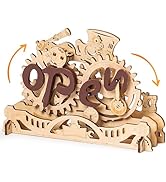 Wowood 3D Puzzles for Adults, Open Closed Sign Board, Wooden Puzzles Kits for Adults and Teen to ...
