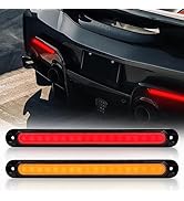 FXC 2 Pack 10" LED Trailer Tail Light Bar Brake Stop Sequential Turn Signal Lights Assembly Ident...