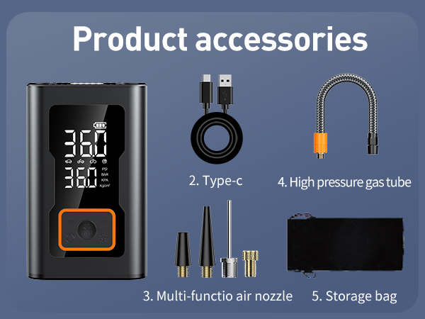 car tire air pump portable