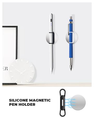  Magnetic Pen &amp; Pencil Holder Stand Clip