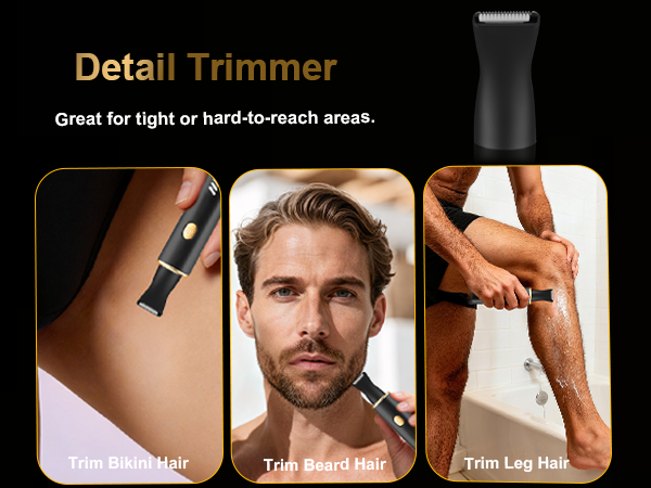 beard and nose trimmer for men