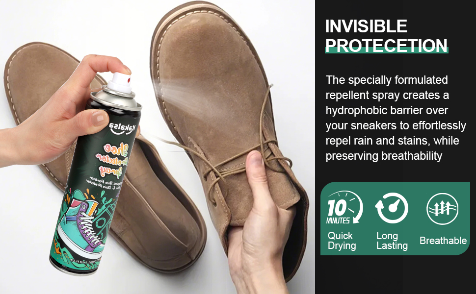 shoe protector spray waterproof and stain