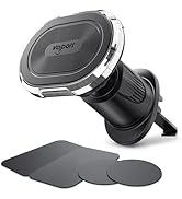 volport Magnetic Phone Mount for Car Vent: [Strong Magnet Clip Hook] Air Vent Holder for iPhone 1...