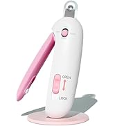 Paioxerty Cat Nail Clipper | Cat Nail Trimmer with Clipping Debris Storage, Adjustable Sizes, Hid...