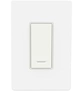 BN-LINK WiFi Smart in-Wall Light Switch, No Hub Required with Timer Function, White, Compatible w...
