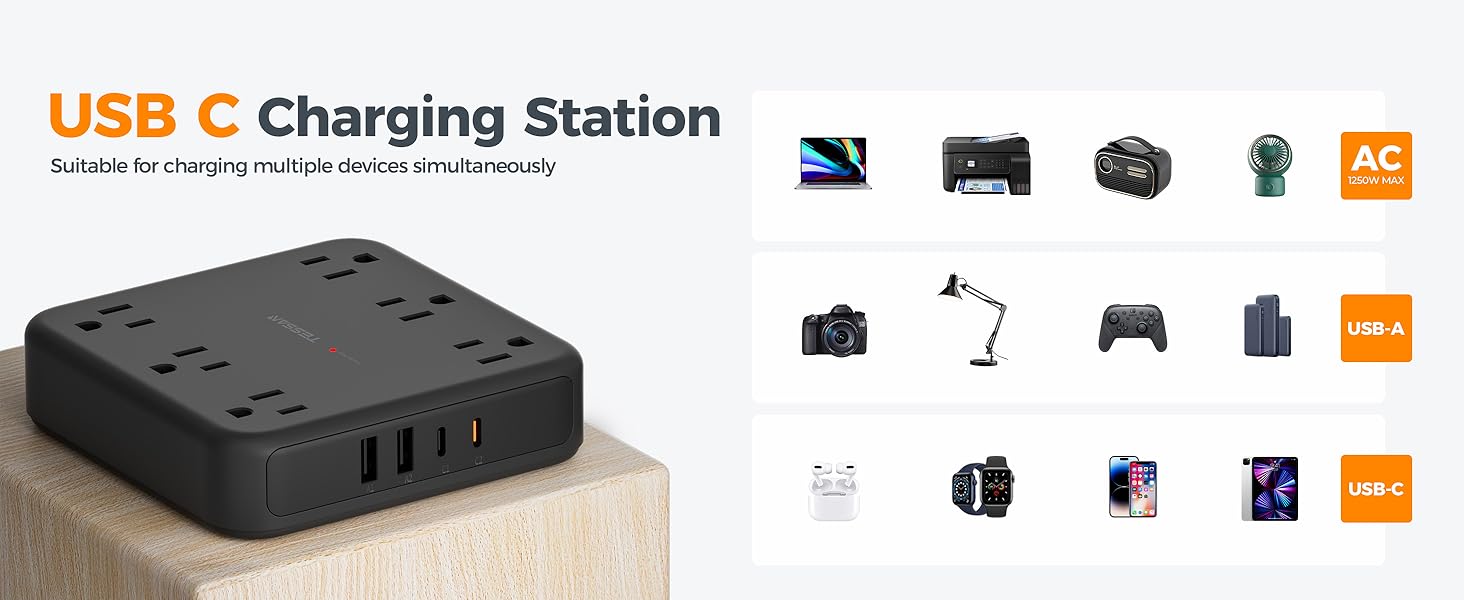 USB C Charging Station