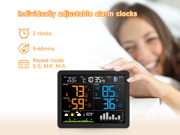 wireless weather station indoor outdoor