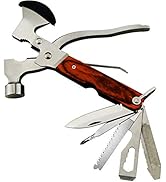 18-in-1 Multitool Camping Axe Hammer, Multi Tool with Plier, Knife, Bottle Opener, Survival Gear ...