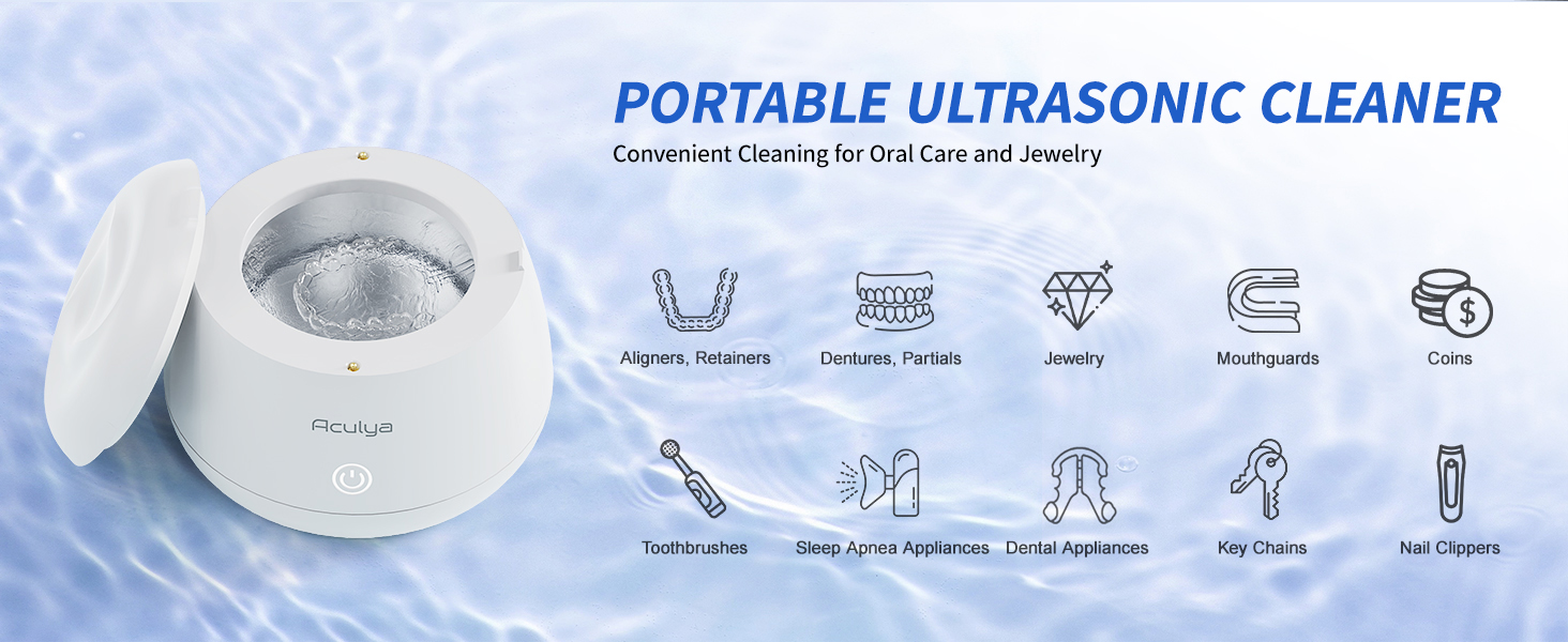 Ultrasonic denture cleaner