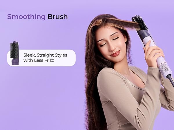 Smoothing Brush Sleek, Straight Styles with Less Frizz