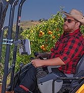 Tablet mount on excavator pillar