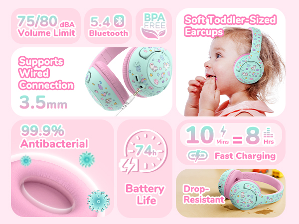 toddler headphones for 2 year old