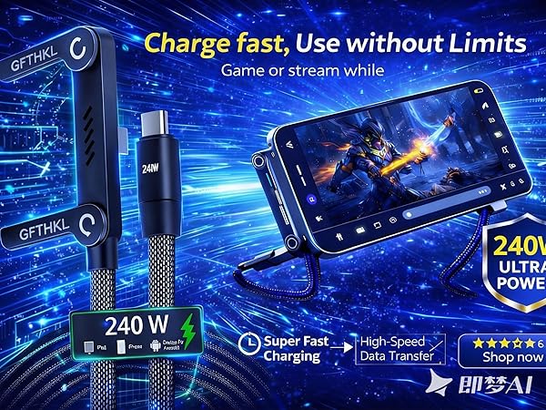 Invisible Holder Charger Cable