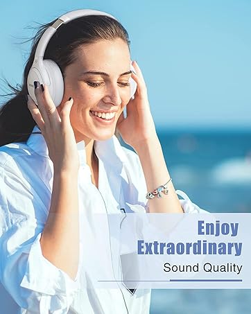 BERIBES Bluetooth Headphones Over Ear Wireless Headphones Wireless Bluetooth Headphones
