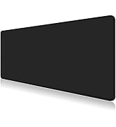 Dapesuom Large Mouse Pad, Extended Gaming Mouse Mat with Stitched Edges, Full Size Desk Mats with...