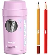 AFMAT Electric Pencil Sharpener, Auto in &amp; Out, Fully Automatic Pencil Sharpener for Colored Penc...