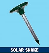 PESTEZE Solar Snake &amp; Rodent Sound Deterrent. Auditable Sound Deters Snakes &amp; Burrowing Rodents L...