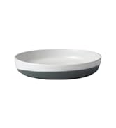 Libbey Austin 10-inch Porcelain Coupe Dinner Plate, Set of 4, Basalt Blue
