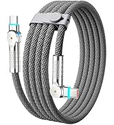 Haiteron 240W USB C to USB C Cable 10FT,180°Rotation Long USB C Cable Fast Charging, Nylon Braide...