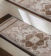 BEQHAUSE Stair Treads for Wooden Steps Non-Slip Indoor Stair Runner Washable Carpet for Stairs Se...