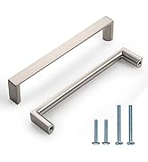 KNOKLOCK 10 Pack 5 Inch(128mm) Kitchen Cabinet Handles Brushed Satin Nickel Cabinet Pulls Kitchen...