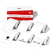 Phomemo Cricle Sticker Labels 1.96" x 1.96"(50x50 mm) 6 Rolls, for M110/M110S/M120/M200/M220 Prin...
