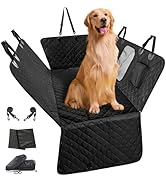 Wuatow 600D Oxford Cloth Dog Car Seat Cover, Back Seat Extender for Dogs,Waterproof Car Seat Cove...