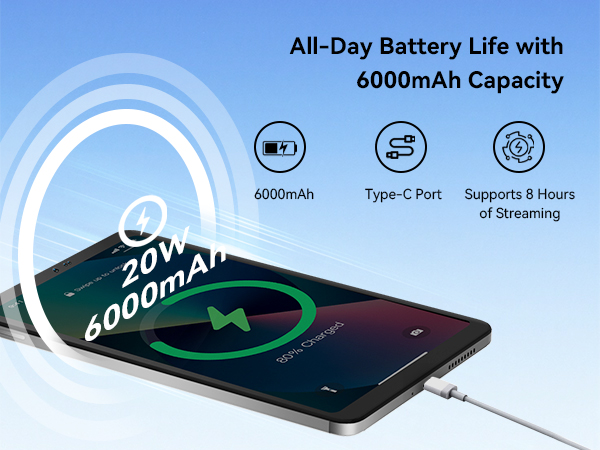 6000mAh Battery
