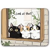 Flodirise Non-Slip Mouse Pad Gaming Mouse Pad Small Mousepad for Computer, Laptop, Gamer, Cat Pat...