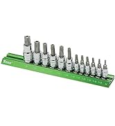 Titan 16121 12-Piece Tamper-Resistant Torx Bit Socket Set