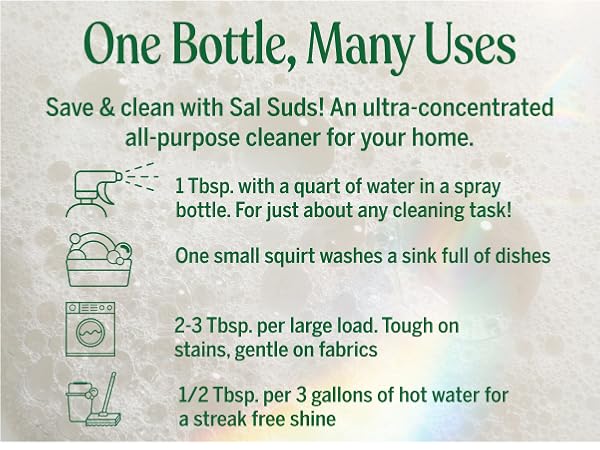 One Bottle, many uses, floors, all purpose cleaner