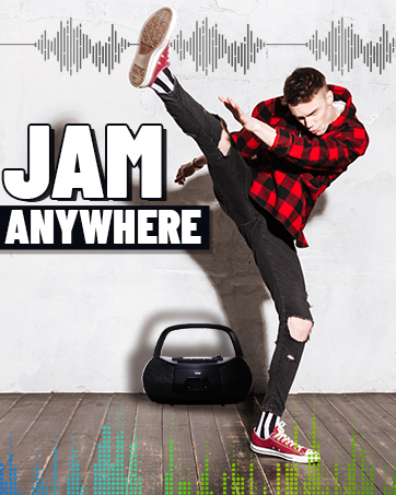 Boom Box BoomBox CD Player and Cassette Player Combo CD Player for Home