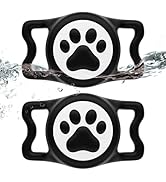 ZiperTag [2 Pack] for Airtag Dog Collar Holder - IP68 Waterproof Air Tagholder for Dog Collar, Li...