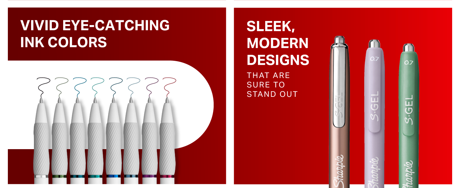 pen features vivid ink color bright notes journal aesthetic sleek modern design fancy professional