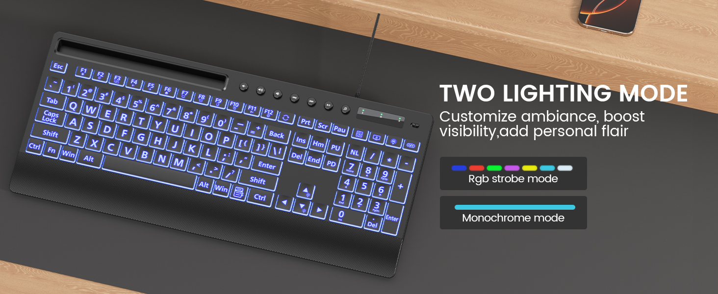 keyboard with light model